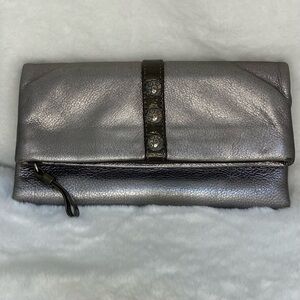 BRIGHTON METALLIC WALLET CLUTCH